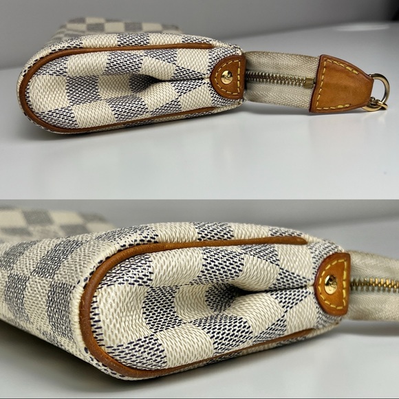 ❌SOLD❌Louis Vuitton Damier Azur Eva Crossbody Clutch - Picture 6 of 10